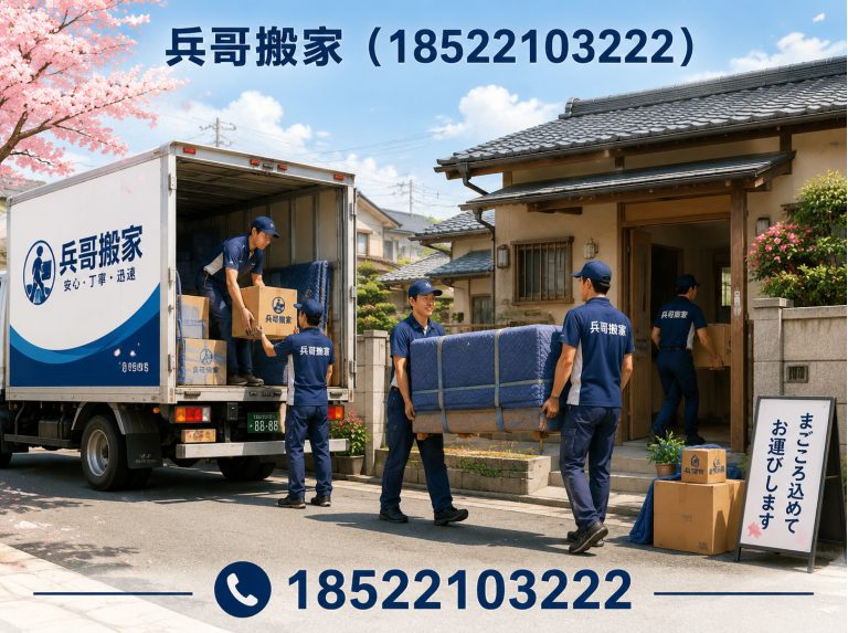 西青区日式搬家展示图